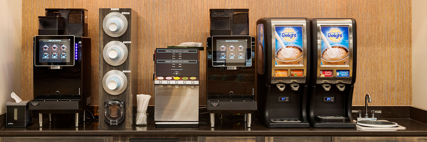 Coffee station at a Cenex convenience store