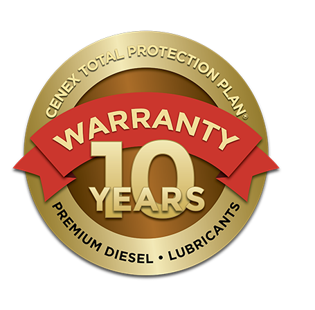 Cenex Total Protection Plan logo - 10 year warranty