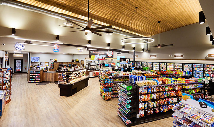 Interior of a Cenex convenience store