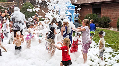 Mapleton foam party